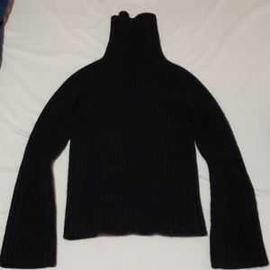 Banana republic black cashmere turtleneck